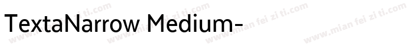 TextaNarrow Medium字体转换